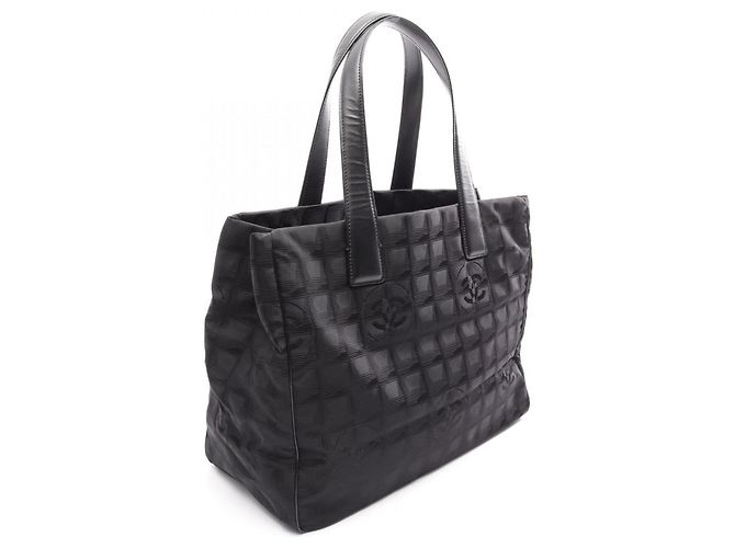 Borsa Tote Chanel New Travel Line MM Nero - vista 2