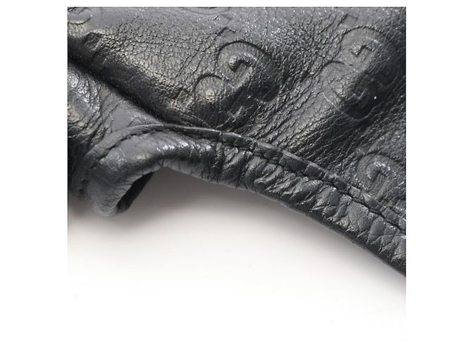 Borsa a tracolla Gucci Guccissima in pelle nera Nero - vista 5