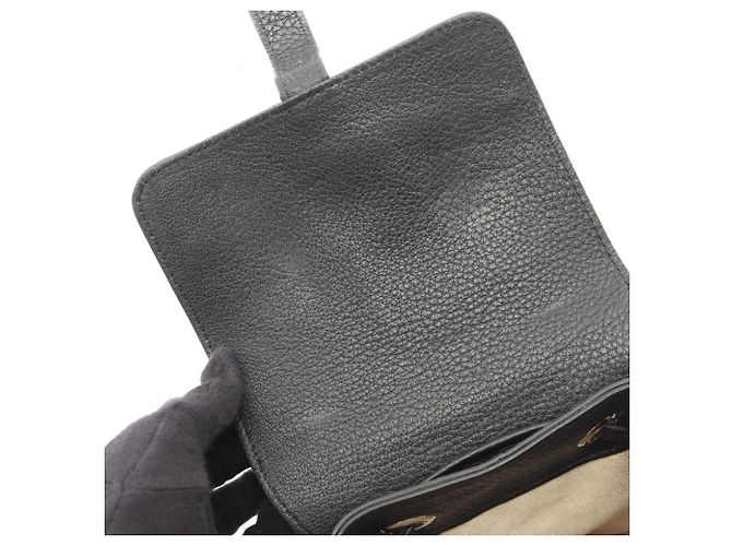 Zaino/Borsa a mano Gucci Bamboo Tassel Nero - vista 5