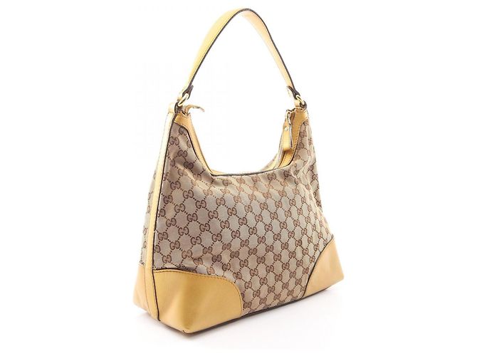 Borsa a Spalla Gucci Lovely GG Canvas Beige - vista 2