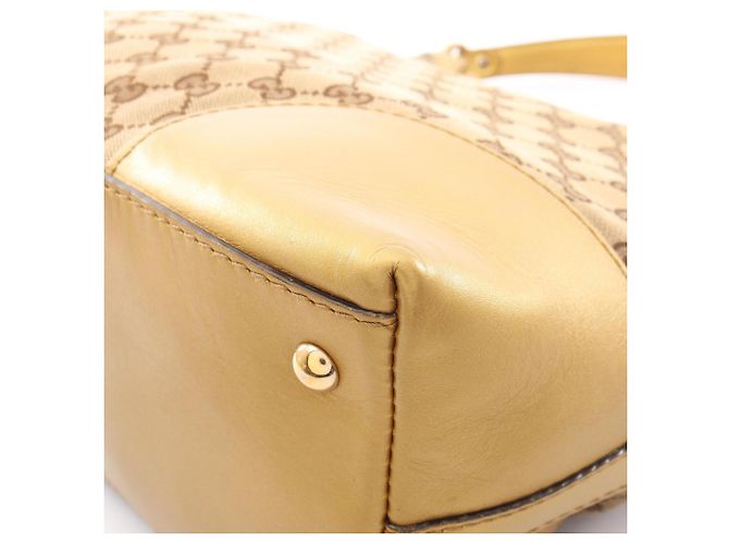 Borsa a Spalla Gucci Lovely GG Canvas Beige - vista 7