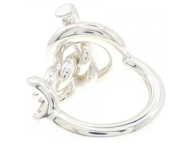 Ring Hermès Anello Croisette in argento Hermes - vista 3