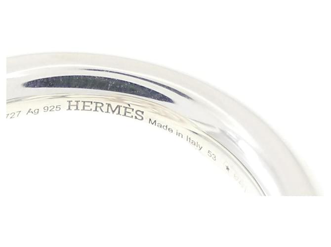 Ring Hermès Anello Croisette in argento Hermes - vista 4