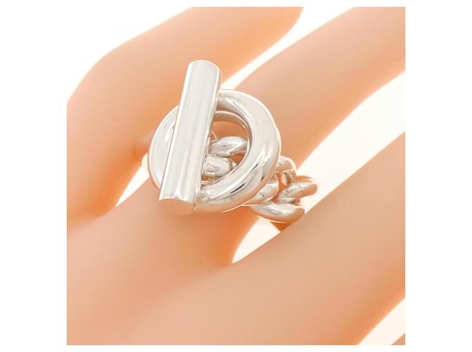 Ring Hermès Anello Croisette in argento Hermes - vista 5