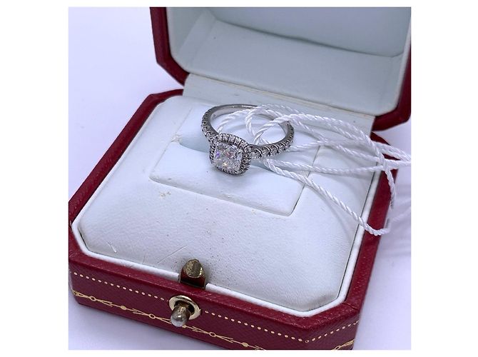 Cartier Destinee Platinring mit Diamant Silber - Ansicht 3