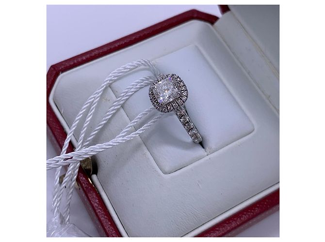 Cartier Destinee Platinring mit Diamant Silber - Ansicht 5