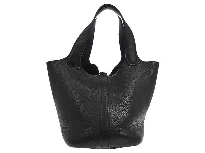 Hermès Hermes Picotin Lock Clemence PM Schwarz - Ansicht 2