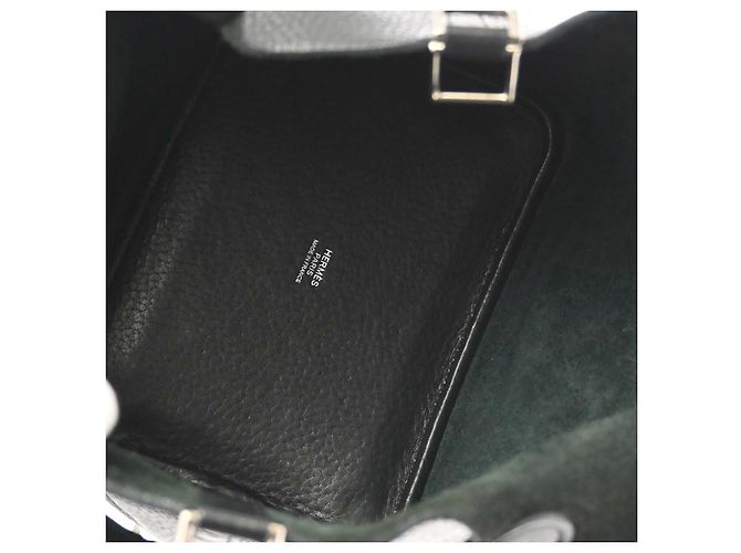 Hermès Hermes Picotin Lock Clemence PM Schwarz - Ansicht 3