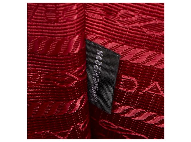 Saffiano Prada Chain Schultertasche Rot - Ansicht 17