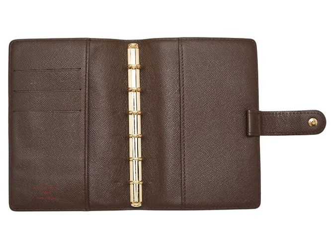 Funda de Agenda Louis Vuitton Damier Agenda PM Castaño - vista 6