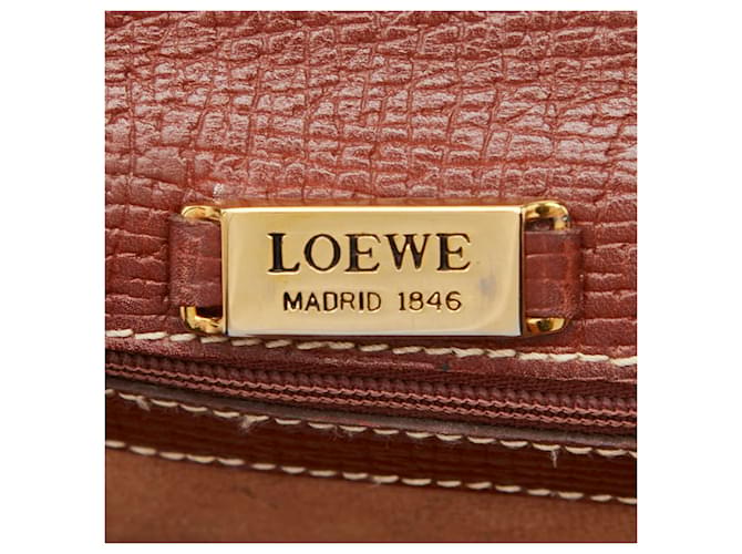 Borsa Loewe Barcelona Marrone - vista 12
