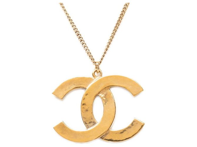 Chanel Coco Mark Gliederkette mit Anhänger Golden - Ansicht 2