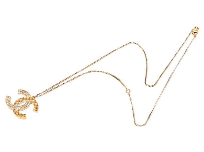 Chanel Coco Mark Gliederkette mit Anhänger Golden - Ansicht 3