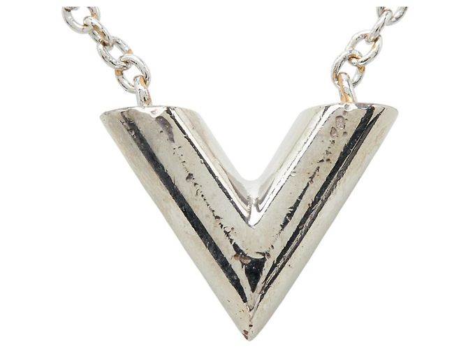 Collana con pendente Essential V Louis Vuitton Argento - vista 3