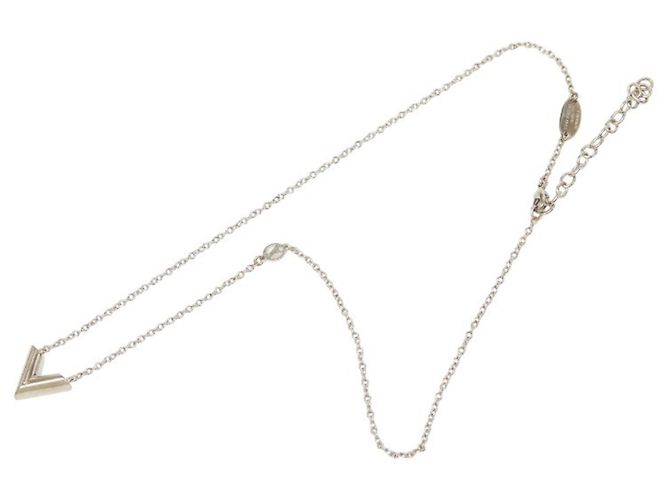 Collana con pendente Essential V Louis Vuitton Argento - vista 4