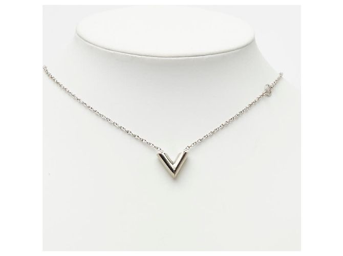Collana con pendente Essential V Louis Vuitton Argento - vista 8