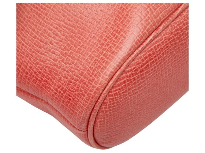 Loewe Rucksack mit Klappe aus rotem Prägeleder - Ansicht 5