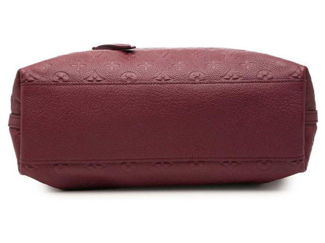 Borsa Tote Louis Vuitton Monogram Empreinte Bastille MM Rosso Bordò - vista 3