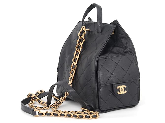 Borsa Chanel 25 Medium Matelassé Nero - vista 2