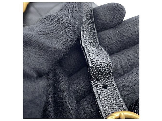 Borsa Chanel 25 Medium Matelassé Nero - vista 7