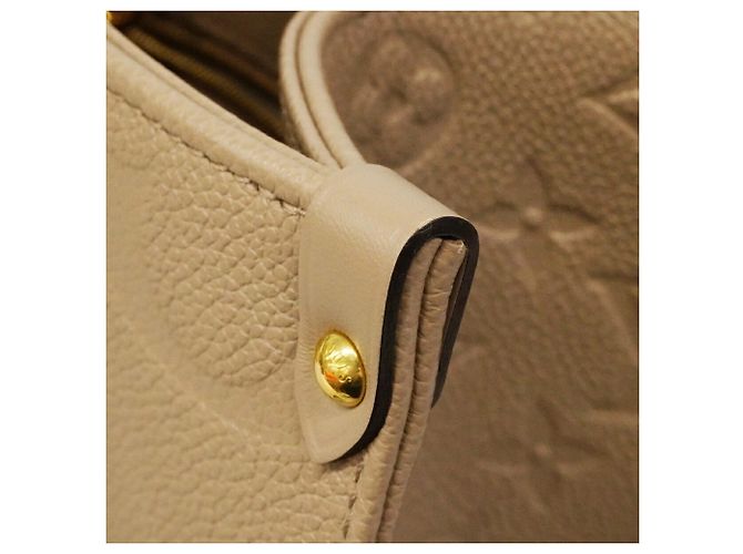Borsa Tote Louis Vuitton Monogram Empreinte OnTheGo MM Grigio - vista 10