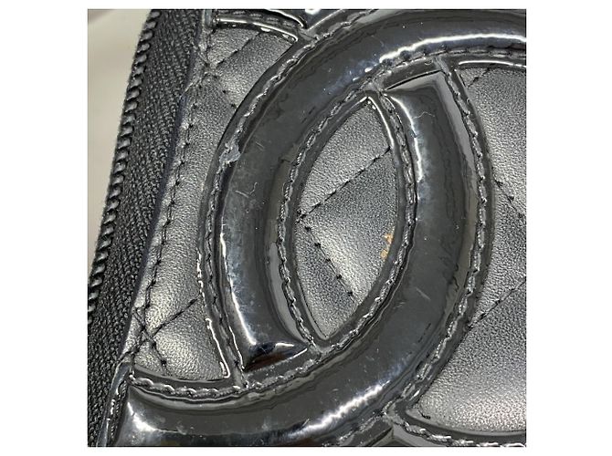 Cartera larga de cordero Cambon Chanel Negro - vista 6