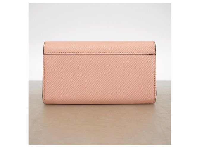 Cartera larga Twist en piel Epi Louis Vuitton Rosa - vista 11