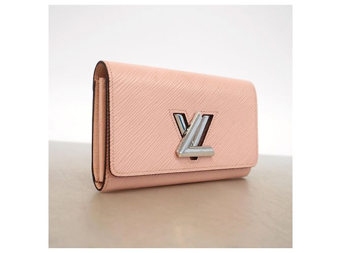 Cartera larga Twist en piel Epi Louis Vuitton Rosa - vista 2