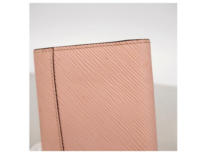 Cartera larga Twist en piel Epi Louis Vuitton Rosa - vista 9