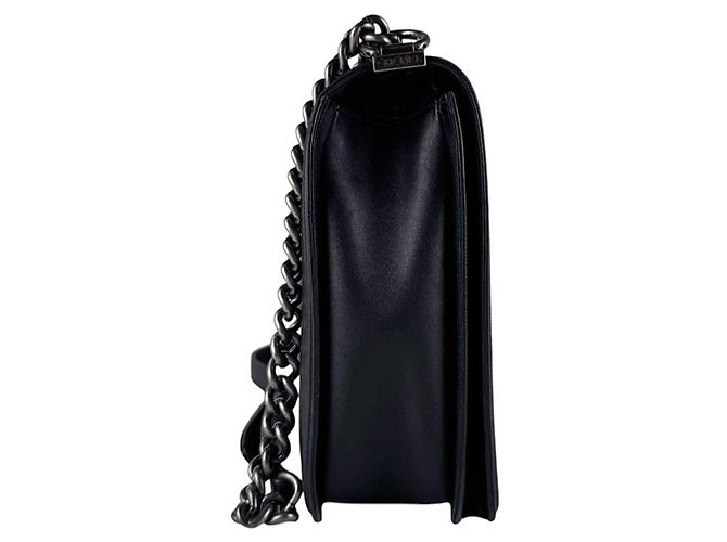 Borsa a Spalla Chanel - Boy Large Nero - vista 2