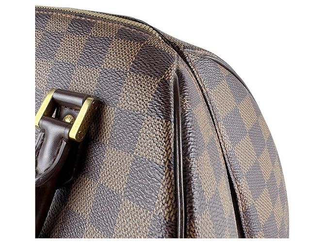 Borsa Louis Vuitton Damier Ribera MM Marrone Damier ebene - vista 5
