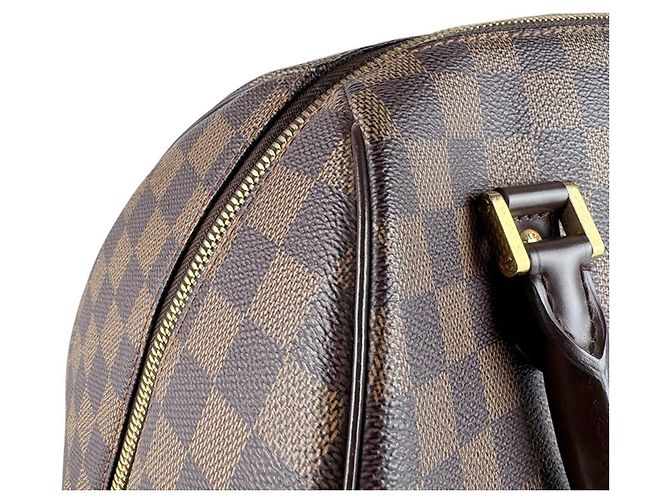 Borsa Louis Vuitton Damier Ribera MM Marrone Damier ebene - vista 6
