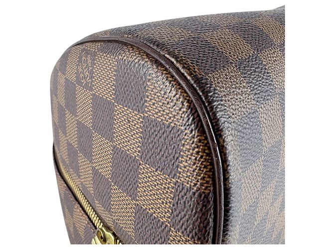 Borsa Louis Vuitton Damier Ribera MM Marrone Damier ebene - vista 7