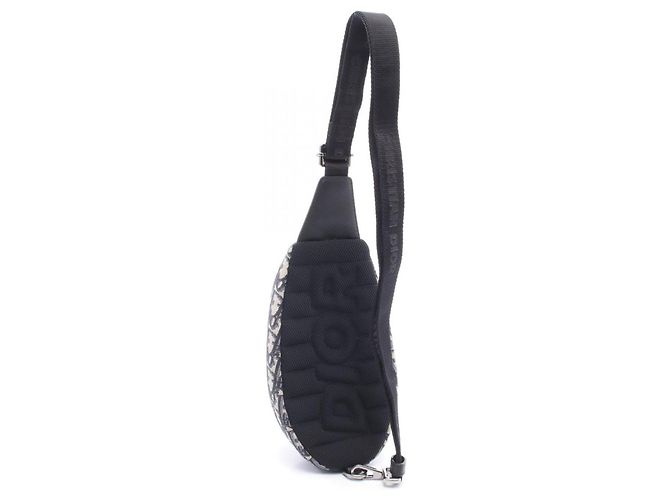 Marsupio Christian Dior Dior SCARAB Nero Beige Blu navy - vista 2