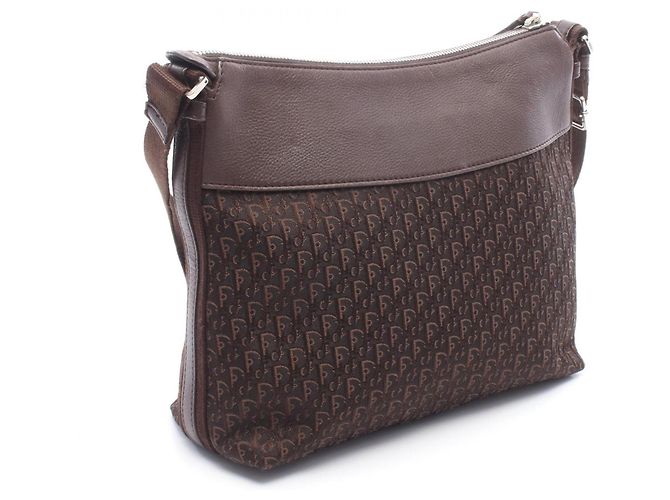 Borsa a tracolla Christian Dior Dior Street Chic Trotter Marrone - vista 2