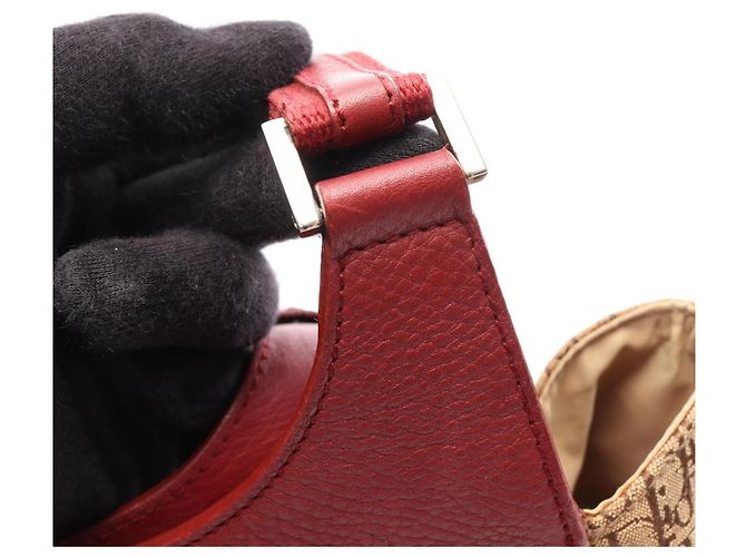 Borsa Christian Dior Dior Street Chic Trotter Rosso Beige - vista 11