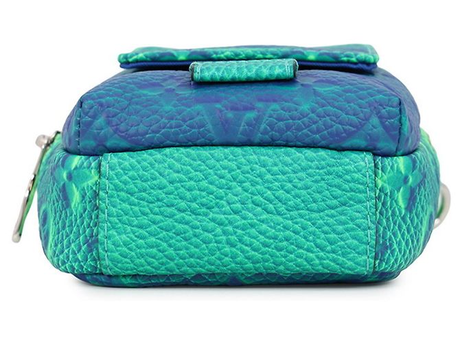 Borsa a Spalla Louis Vuitton Double Phone Pouch Arancione - vista 3