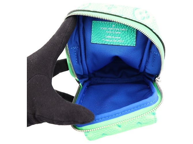Borsa a Spalla Louis Vuitton Double Phone Pouch Arancione - vista 6