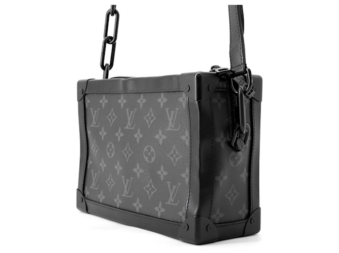 Borsa a tracolla Louis Vuitton Monogram Eclipse Soft Trunk Nero Monogramma - vista 2