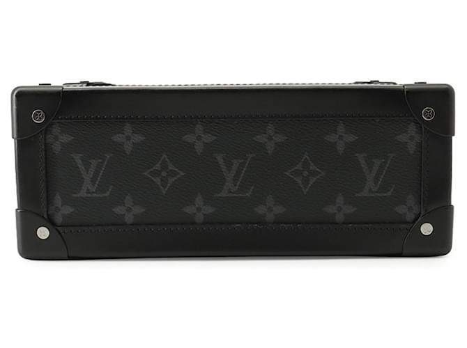 Borsa a tracolla Louis Vuitton Monogram Eclipse Soft Trunk Nero Monogramma - vista 3