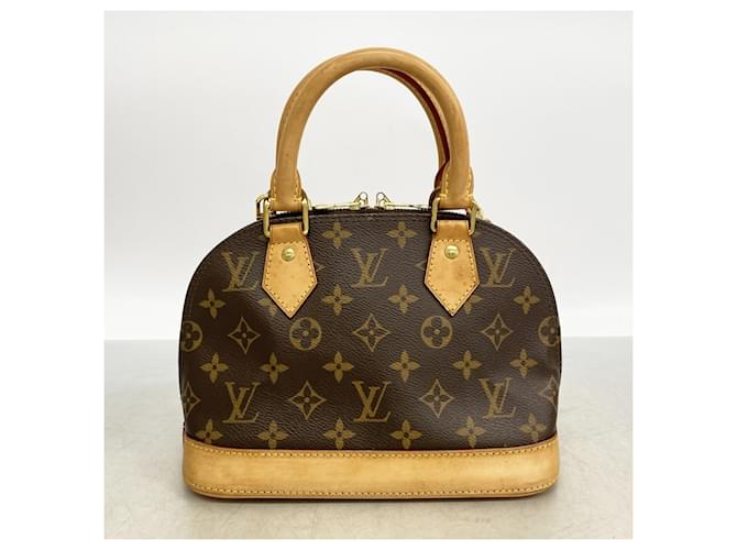 Borsa Louis Vuitton Alma BB Monogram Marrone - vista 10