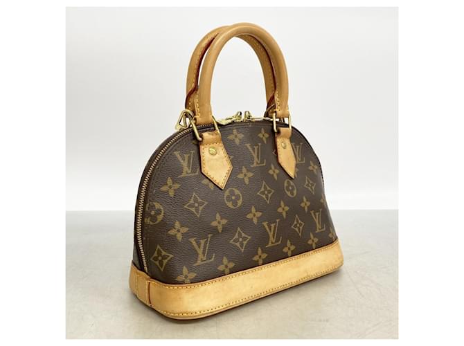 Borsa Louis Vuitton Alma BB Monogram Marrone - vista 2