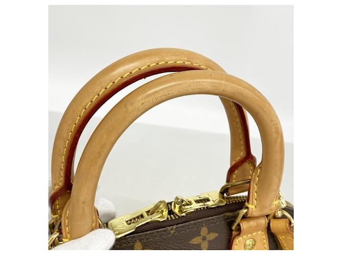 Borsa Louis Vuitton Alma BB Monogram Marrone - vista 6