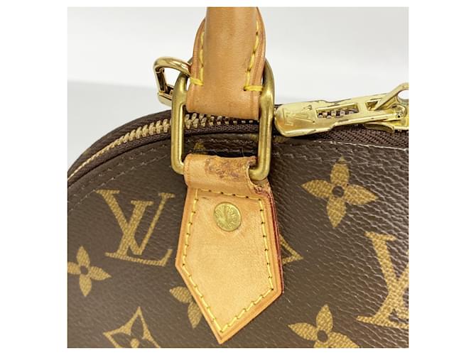 Borsa Louis Vuitton Alma BB Monogram Marrone - vista 8