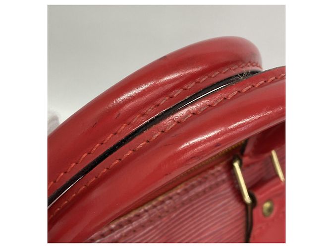 Borsa Louis Vuitton Epi Speedy 30 Rosso - vista 11