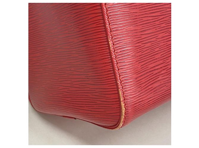Borsa Louis Vuitton Epi Speedy 30 Rosso - vista 9