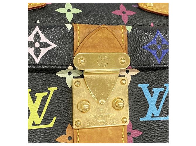 Louis Vuitton Monogram Multicolor Speedy 30 Handtasche Schwarz - Ansicht 6