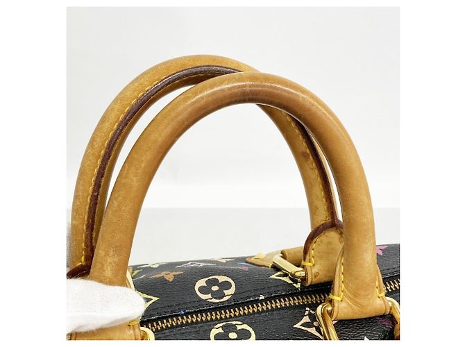 Louis Vuitton Monogram Multicolor Speedy 30 Handtasche Schwarz - Ansicht 8