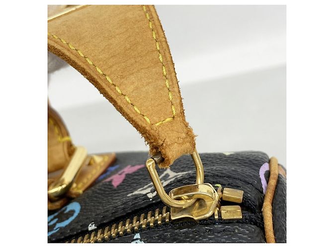 Louis Vuitton Monogram Multicolor Speedy 30 Handtasche Schwarz - Ansicht 9