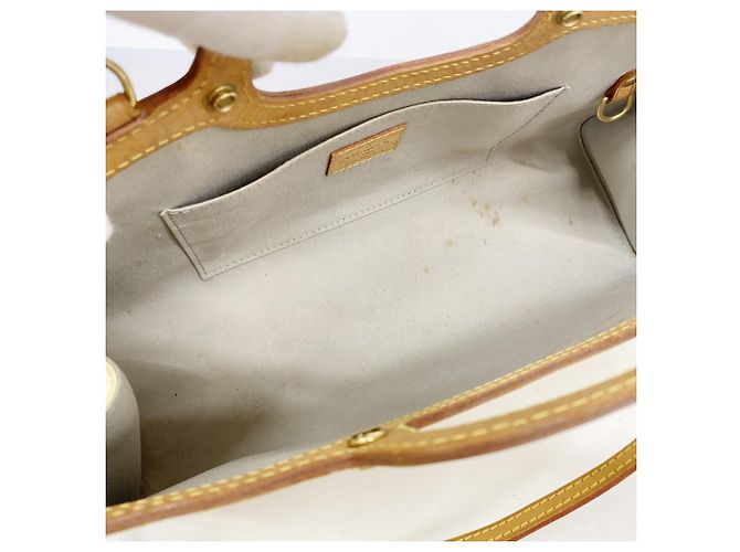 Louis Vuitton Vernis Roxbury Drive Handtasche Weiß - Ansicht 4